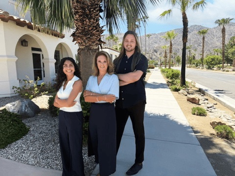 Our team outside the office in Old Town La Quinta
